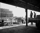 37 . WORKING ON A CANAL, OSAKA