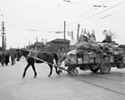 63 . HORSE-DRAWN CART, OSAKA